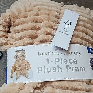 KOALA BABY 1 PIECE PLUSH PRAM KOALA BABY INFANT 1-PIECE FLEECE JUMPER lion nwt